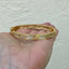 Fancy Pave CZ Evil Eye Bangle Bracelet - Gold and Silver