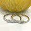 Fancy Pave CZ Knot Bangle Bracelet - Gold Or Silver