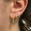 CZ Star Dangling Hoop - Gold Or Silver
