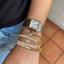 Freshwater Pearls Stretch Bracelet - Gold