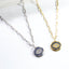 Blue Evil Eye Stone Necklace - Gold or Silver