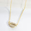 Pave Lips Pendant Necklace - Gold or Silver