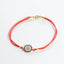String CZ Evil Eye Bracelet