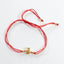 Red String Pineapple Bracelet - Gold or Silver
