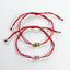 Red String Elephant Bracelet - Gold or Silver