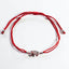 Red String Elephant Bracelet - Gold or Silver