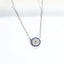 Small CZ Evil Eye Necklace - Gold or Silver
