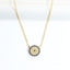 Small CZ Evil Eye Necklace - Gold or Silver