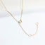 Single Pearl Pendant With CZ Necklace - Gold or Silver
