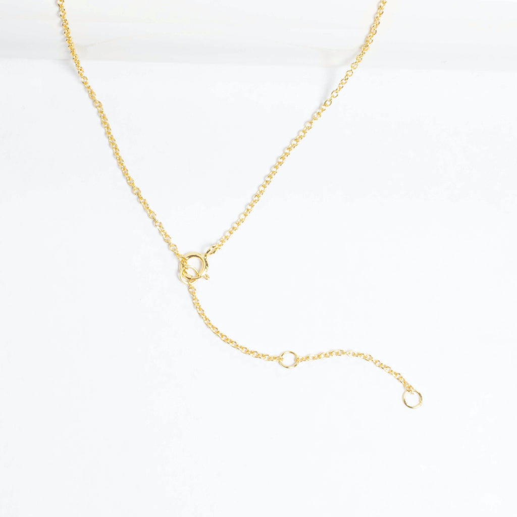 Small CZ Virgin Mary Necklace - Gold or Silver