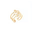 CZ Multi Row Open Ring
