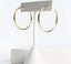 Tube Hoops 34 mm-Earrings-Balara Jewelry