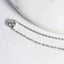 Bezel CZ Solitaire Necklace - Gold or Silver-Necklaces-Balara Jewelry
