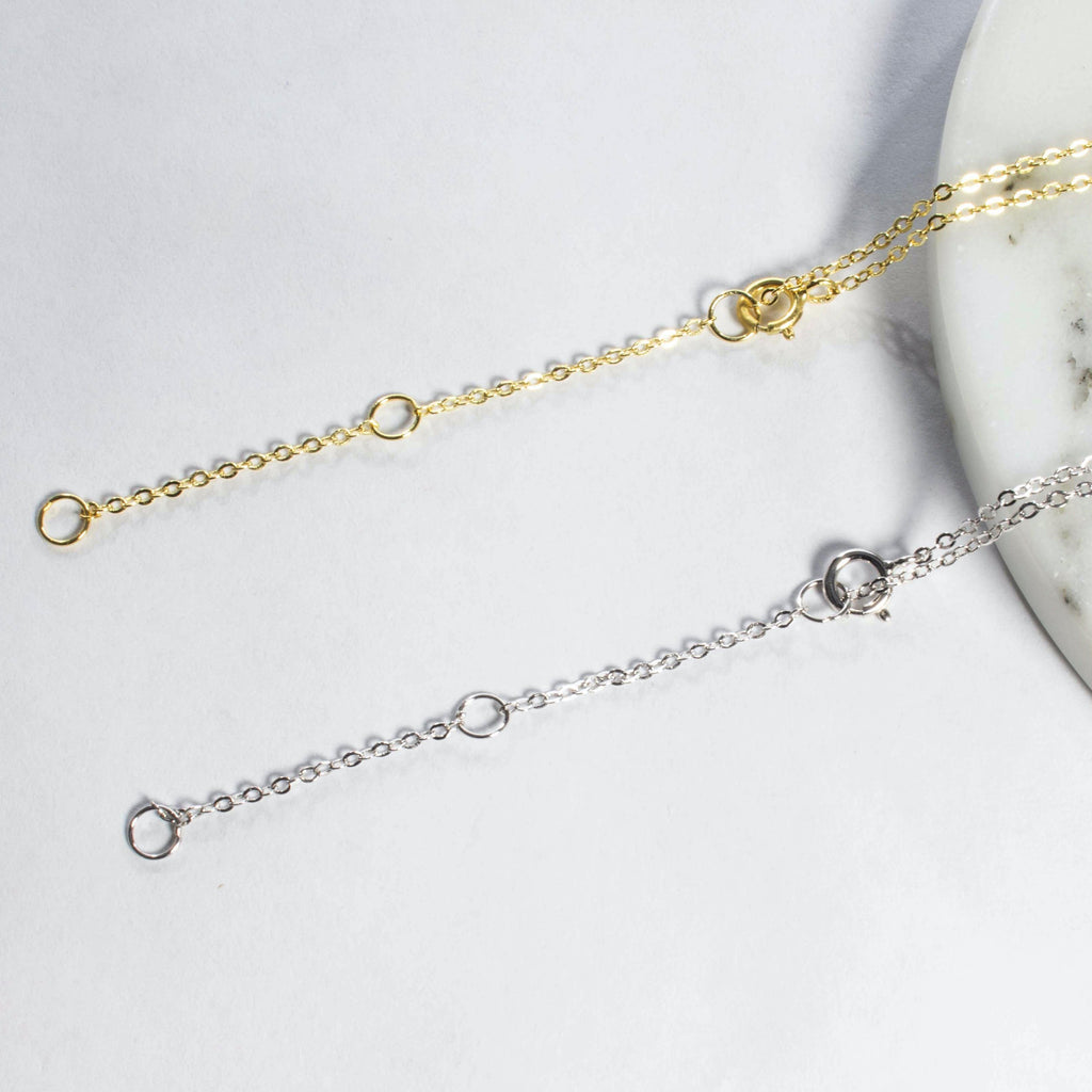 Bezel CZ Solitaire Necklace - Gold or Silver-Necklaces-Balara Jewelry