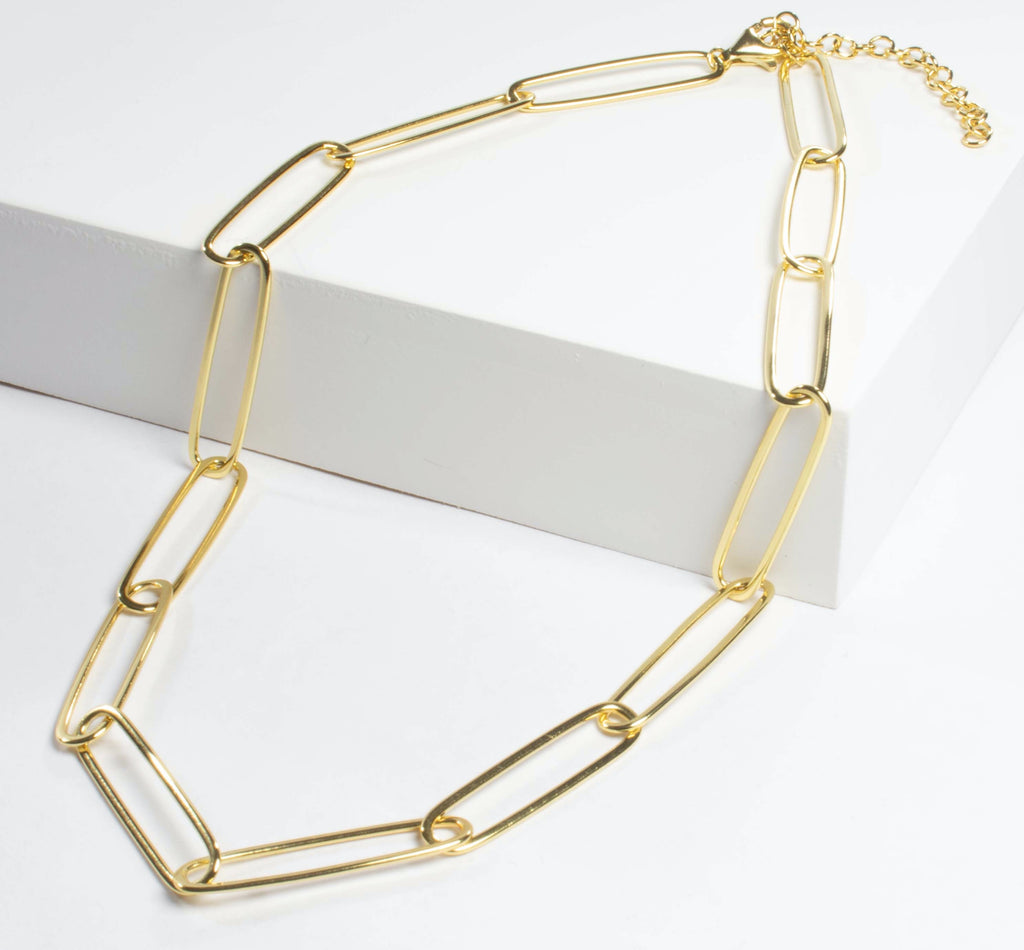 Open Link Chocker-Necklaces-Balara Jewelry