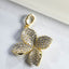 CZ Flower Charm Pendant