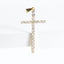 CZ Cross Charm Pendant (Small)