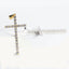 CZ Cross Charm Pendant (Small)