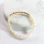 Freshwater Pearls Stretch Bracelet - Gold