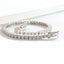 Square CZ Tennis Bracelet 3mm - Gold Or Silver