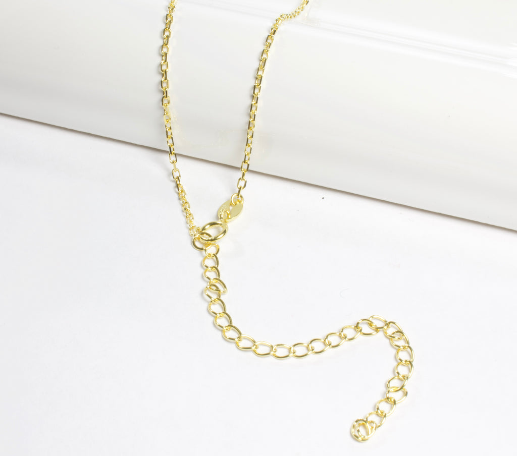 Love CZ Drop Choker-Necklaces-Balara Jewelry