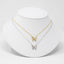 Sterling Silver Pave Butterfly Necklace - Gold or Silver-Necklaces-Balara Jewelry