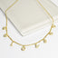 Love CZ Drop Choker-Necklaces-Balara Jewelry