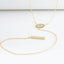 Evil Eye CZ Lariat Necklace - Gold