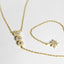 Starburst CZ Lariat Necklace-Necklaces-Balara Jewelry