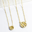 Star of David Halo Necklace - Gold or Silver-Necklaces-Balara Jewelry