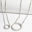 Dainty Circle Necklace-Necklaces-Balara Jewelry