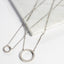 Dainty Circle Necklace-Necklaces-Balara Jewelry