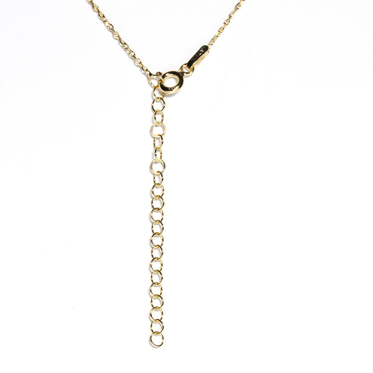 CZ Butterfly Trimmed in Multicolor Necklace-Necklaces-Balara Jewelry