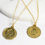Queen Elizabeth's Coin Pendant Necklace-Necklaces-Balara Jewelry