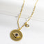 Guard Eye CZ Necklace-Necklaces-Balara Jewelry