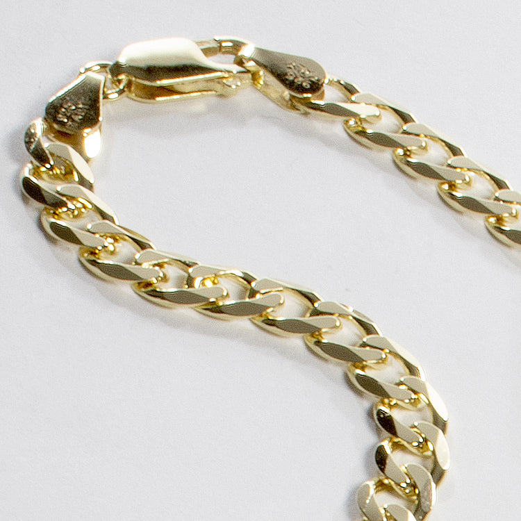 150 Flat Curb Chain Necklace-Necklaces-Balara Jewelry