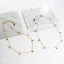 Multi Bezel CZ Drop Choker - Gold or Silver-Necklaces-Balara Jewelry
