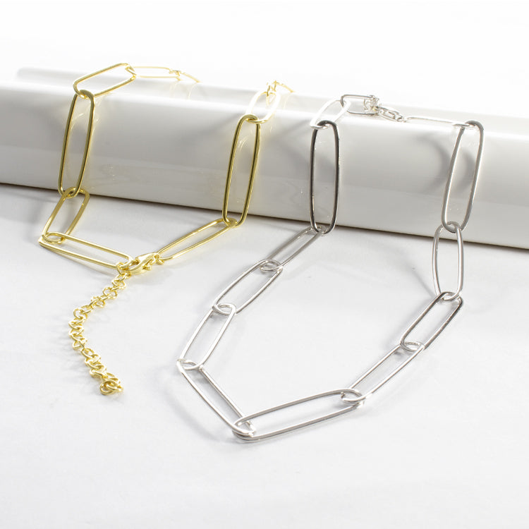 Open Link Chocker-Necklaces-Balara Jewelry