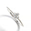 Tiny Flower Ornament CZ Ring-Rings-Balara Jewelry