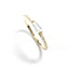 CZ Baguette Stacking Ring - Gold or Silver-Rings-Balara Jewelry