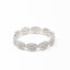Micro Pave CZ Eternity Style Band - Gold or Silver-Rings-Balara Jewelry