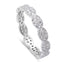 Micro Pave CZ Eternity Style Band - Gold or Silver-Rings-Balara Jewelry