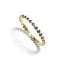 Full Eternity Colored CZ Band Ring - Gold-Rings-Balara Jewelry