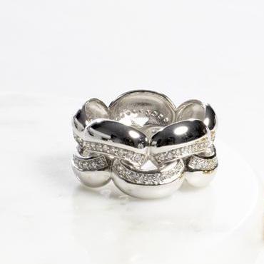 Link CZ Band Ring