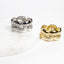 Link CZ Band Ring - Gold or Silver