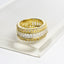 Wide CZ Band Ring-Rings-Balara Jewelry