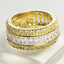 Wide CZ Band Ring-Rings-Balara Jewelry