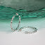 CZ Link Hoop - Gold or Silver