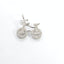 CZ Bicycle Charm - Gold or Silver