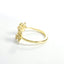 CZ Adjustable Double Butterfly Ring - Gold or Silver